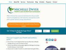 Tablet Screenshot of healthcoachmichelle.com